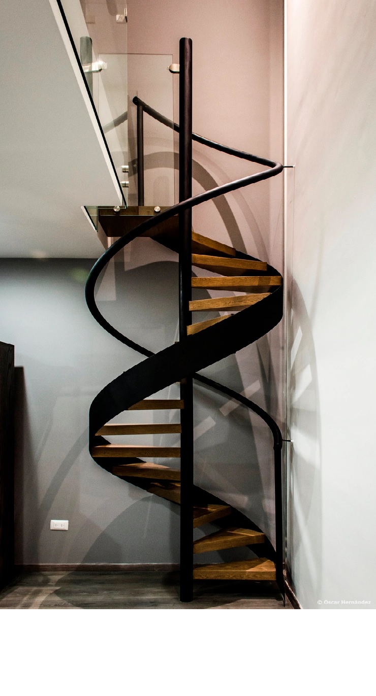 + 20 diseños hermosos de escaleras caracol - 1 MILLON IDEAS